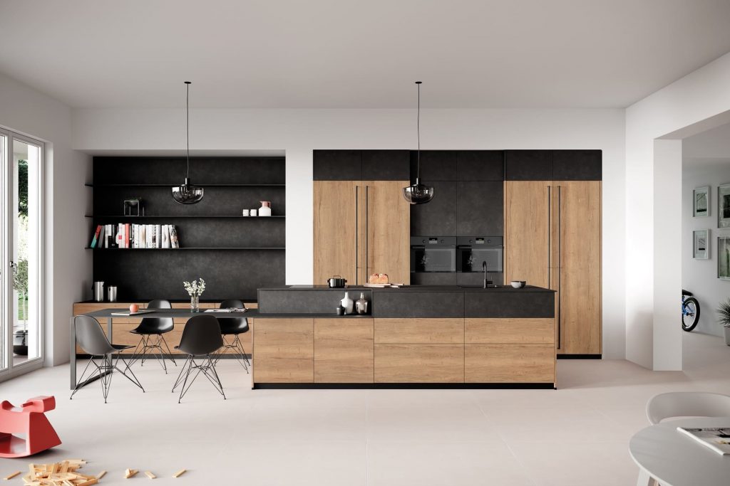 Rotpunkt Handleless Wood Kitchen 1 | Expert German Kitchens, Dartford