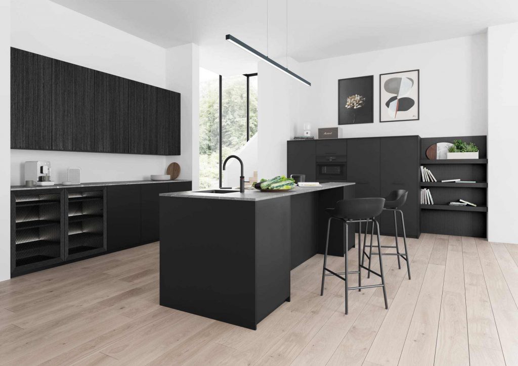 Rotpunkt Modern Dark Kitchen | Expert German Kitchens, Dartford
