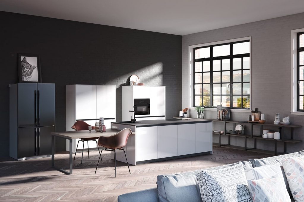 Rotpunkt White Gloss Kitchen | Expert German Kitchens, Dartford