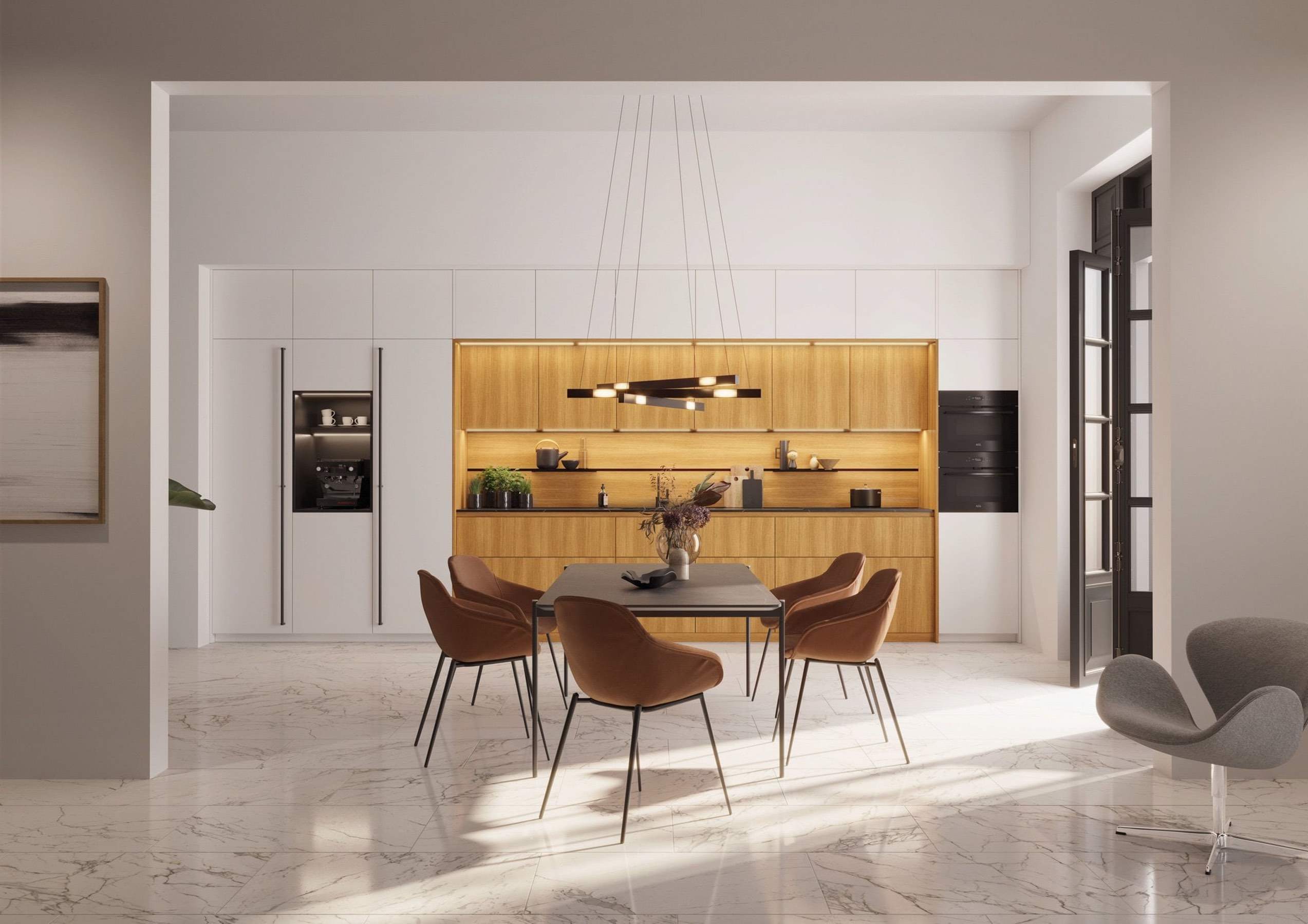 Rotpunkt Loft Nature Oak And Snow Kitchen | Expert German Kitchens, Dartford