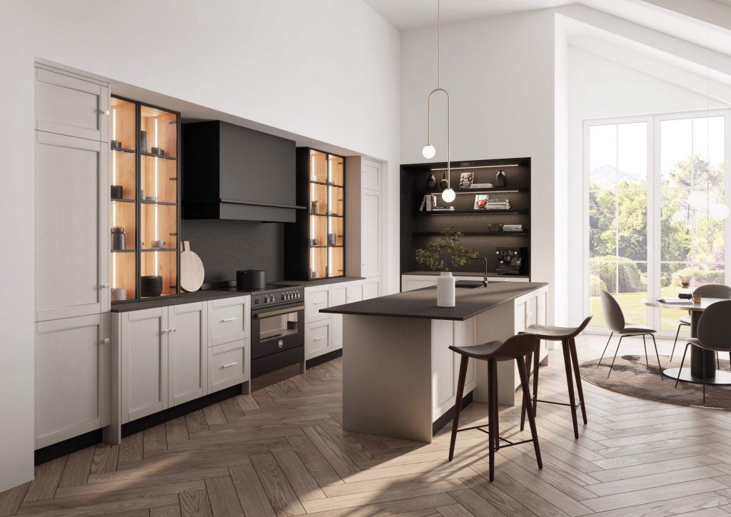 Rotpunkt Beach Grey Shaker Style Kitchen | Expert German Kitchens, Dartford